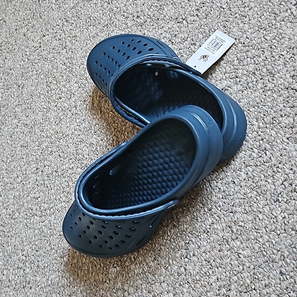 New Unisex Active Solid Blue Clog. - Picture 4 of 7